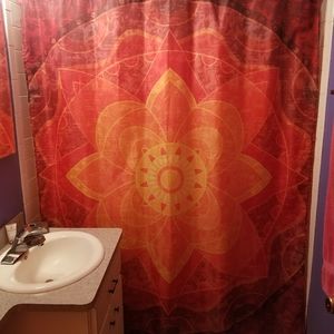 Mandala shower curtain